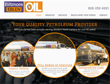 Tablet Screenshot of biltmoreoil.com